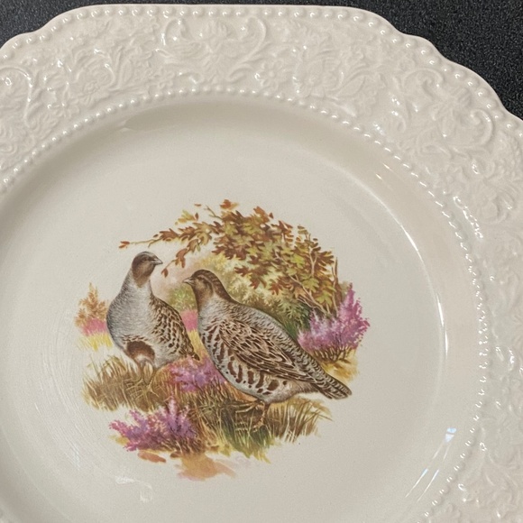 Vintage Lord Nelson Pottery Quails ceramic plate - Picture 15 of 15